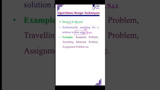 Branch and Bound #Technique #cseguru #algorithm #ada #algorithmdesign #cseguruadavideos #daa