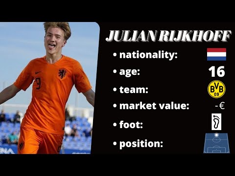 Julian Rijkhoff • BVB • Highlights Video (Goals, Assists, Skills)