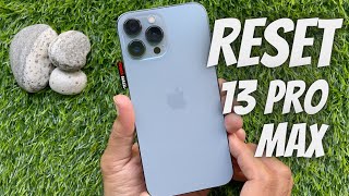 How to Factory Reset Your iPhone 13 Pro Max and Wipe All Data