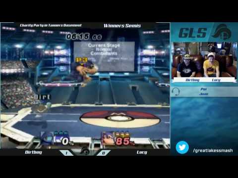 Charity Party in Tanner's Basement Winners Semis - Dirtboy (Squirtle) vs. Lucy (Donkey Kong)