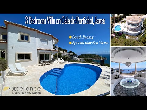 3 BED VILLA with SPECTACULAR VIEWS  over Cala de PORTICHOL on Spain's Costa Blanca | Xcellence Javea