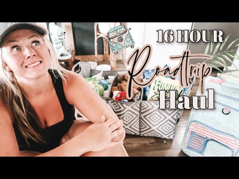ROADTRIP ESSENTIALS HAUL | 16 Hour Road Trip Prep