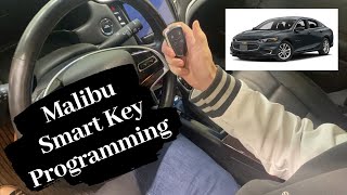 How to Program A Chevrolet Malibu Smart Key Remote Fob 2013 - 2016