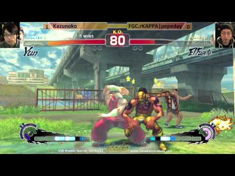 VSB Weekly Special - USF4   Kazunoko vs pepeday (Winners Finals)