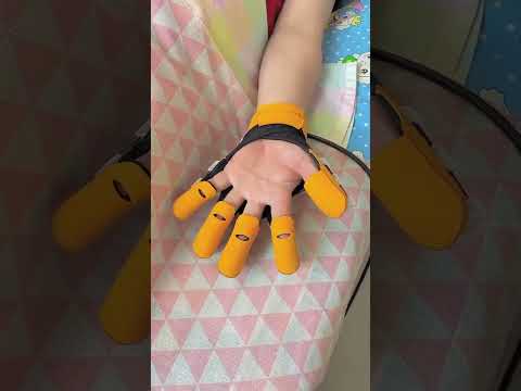 Smart finger training gloves robotic therapy device for stro...