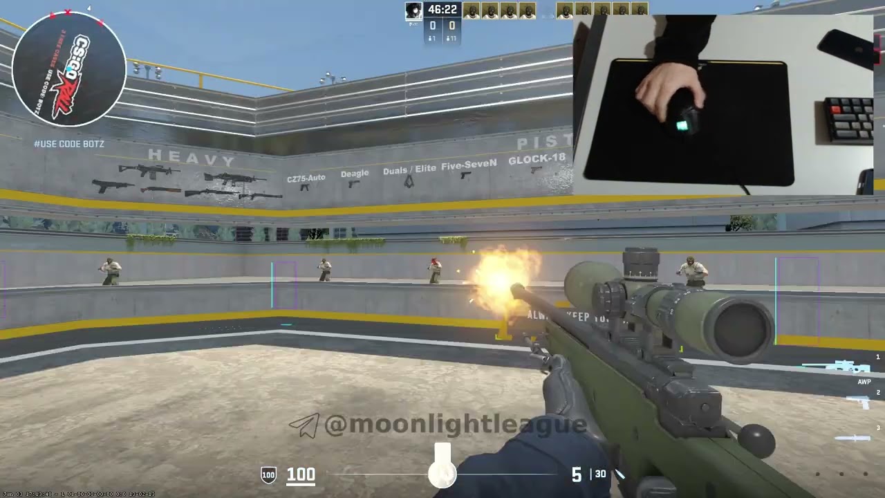 CHEATING in FACEIT CS2 - Moonlight League