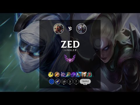 Zed Jungle vs Diana - EUW Master Patch 12.15