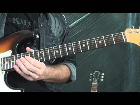 Blues Guitar Lesson - how to move a lick up an octave