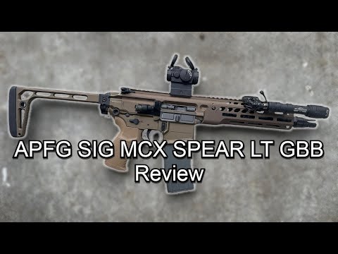 Airsoft APFG SIG MCX Spear LT 9in GBB Review