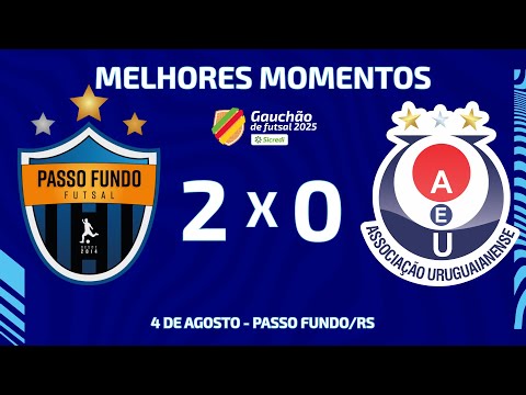 GOLS DO JOGO | PASSO FUNDO 2 X 0 AEU | GAUCHÃO SICREDI SÉRIE A 2025