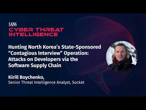 Hunting North Korea’s Contagious Interview Operation