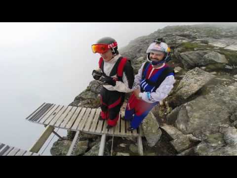 GoPro Awards  Cloudy Sky Base Jump in Norway