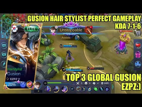 Top 3 Global Gusion By  ᴇᴢᴘᴢツ Perfect Gameplay And Build - Mobile Legends
