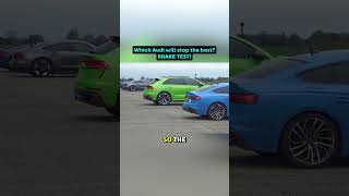 Which car will stop first?!