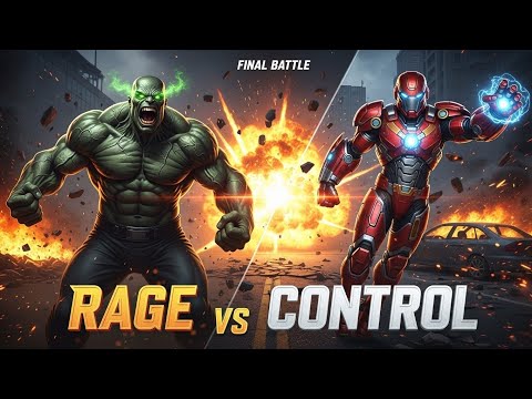 HULK vs IRON MAN 💥 Final Battle | Rage vs Control |Epic Cinematic Fight