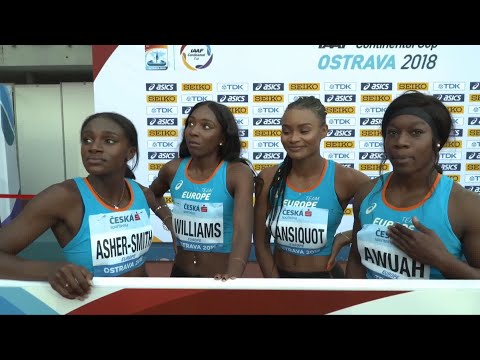 IAAF Continental Cup Ostrava 2018 - Women's Team Europe 4x100m Relay