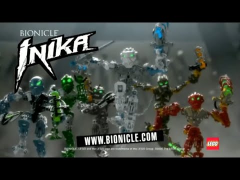 Rare HQ(Without Voice & Sounds!) Toa Inika TV Commercial Teaser, CGI - 2006 LEGO Bionicle