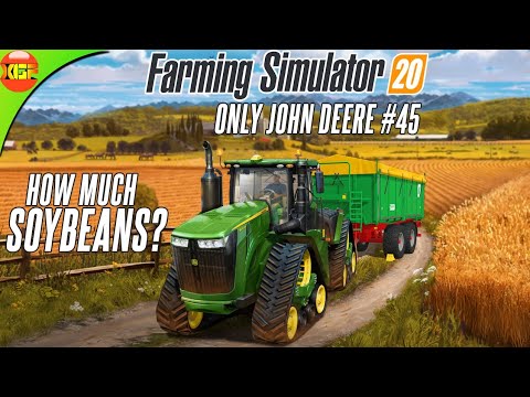 Ultimate SoyBean Harvest CHALLENGE! John Deere Farm FS20 #45