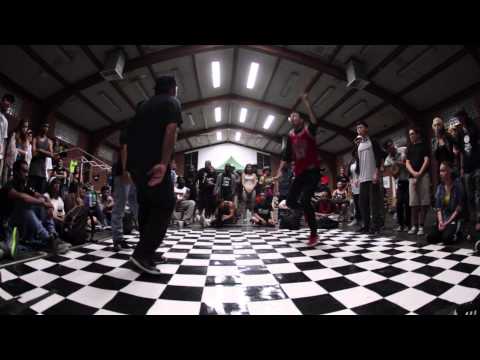 The Gr818ers|A Family Affair 2014|Popping Top 8: Breeze Lee & Precise vs. Smoke & Kian