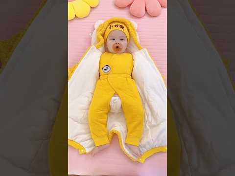 Finally found a two-piece suit suitable for babies, soft and comfortable, double-layer #shorts