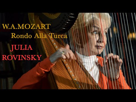 Mozart Rondo Alla Turca. Julia Rovinsky #harp #mozart #juliarovinsky