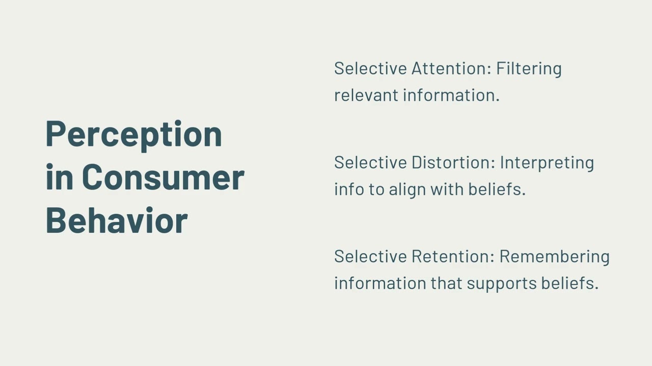 Consumer Perceptions, Emotions and Memory