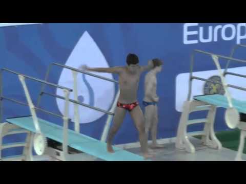 European Junior Diving Championships 2013 B Boys 1m Final