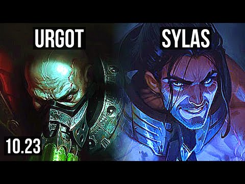 URGOT vs SYLAS (TOP) | 75% winrate, 2/1/4, Rank 10 Urgot | KR Master | v10.23