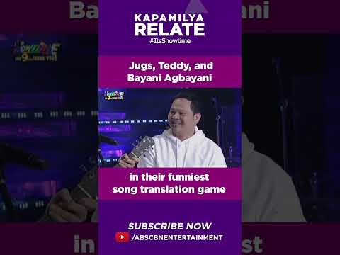 Jugs, Teddy and Bayani Agbayani in their funniest song translation game Kapamilya Shorts