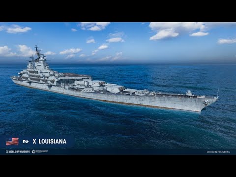 Tier X American Hybrid-BB Louisiana Part 1 - World of Warships (Ship Information)