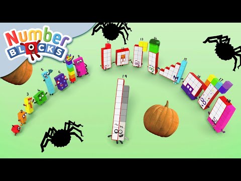 @Numberblocks- Halloween in Numberland! 🎃 👻| Number Magic - Kingdom Kids Zone, Little Learners - Numberblocks
