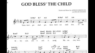 Jazz Piano College - &#39;God Bless The Child&#39;  in Eb and Ab