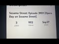 Sesame Street Episode 3901 Opera Day On Sesame Street