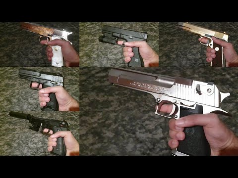Racking The Slide And Reloading My Airsoft Pistols ASMR