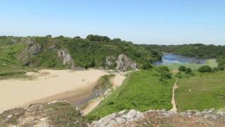 Broad Haven Beach near Pembroke in Pembrokeshire South Wales 2