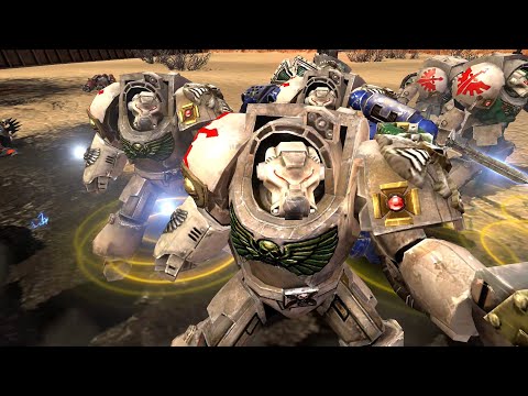 Astartes Mod - Dark Angels & Ultramarines vs Chaos Space Marines - Warhammer 40K DOW 2 Retribution