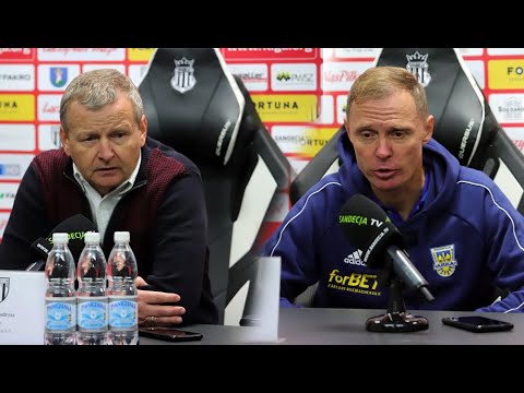 2020-11-08 Sandecja - Arka Gdynia 1-5 (1-2), pomeczowa konferencja
