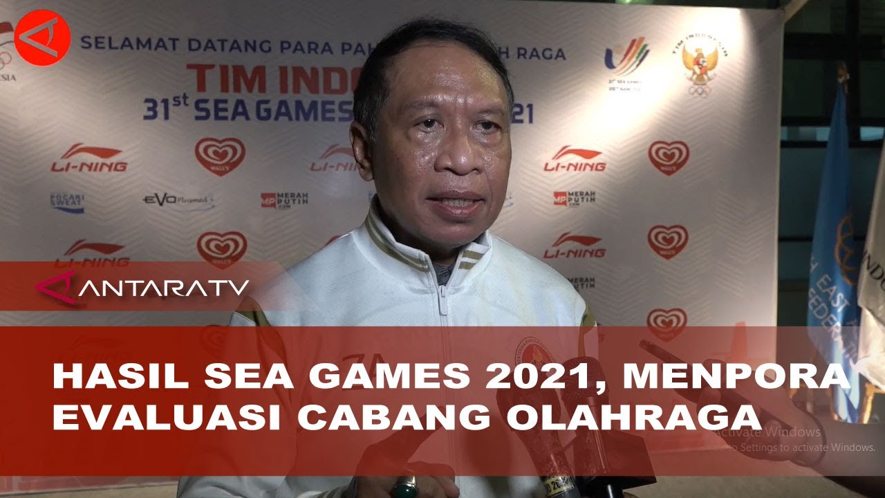 Hasil SEA Games 2021, Menpora evaluasi cabang olahraga