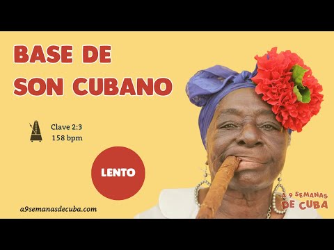 🎧 Base de Son Cubano a tempo LENTO 🥤 (158 bpm) *Cuban Music BACKING TRACK [ Clave 2:3 ]