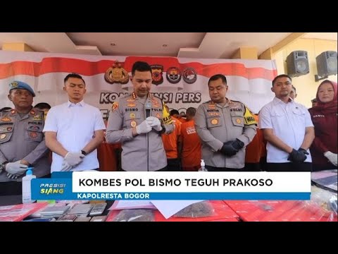 POLRESTA BOGOR TANGKAP 43 PENGEDAR DAN PEMAKAI NARKOBA