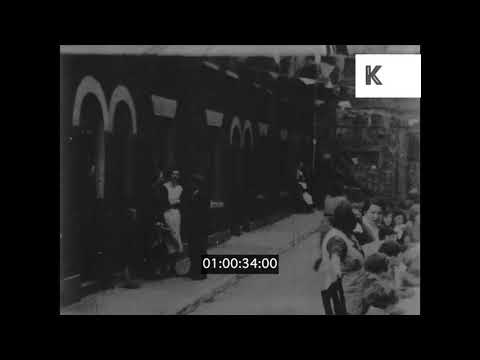 1935 Royal Silver Jubilee, East London Street Party, 16mm