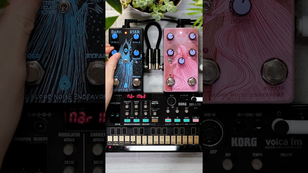 Korg Volca FM + OBNE Dark Star & Sunlight｜Ambient Music, Soundscapes, Calm Music, Dawless　#shorts