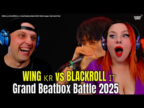 WING 🇰🇷 vs BLACKROLL 🇮🇹 | Grand Beatbox Battle 2025 | Solo Semi Final | THE WOLF HUNTERZ REACTIONS