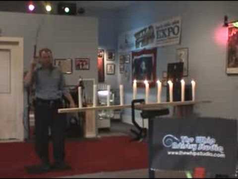 Bullwhip Speed Candle Snuff - Gery L. Deer The Whip Artistry Studio 1