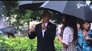 Obama en la habana vieja Cuba