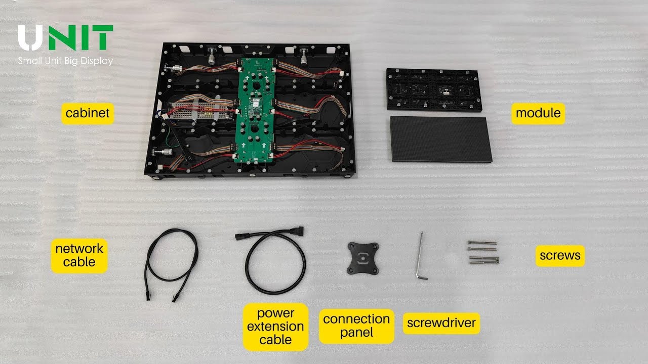 How to Front Install & Maintain LED Modules of MA640 Indoor LED Display?
