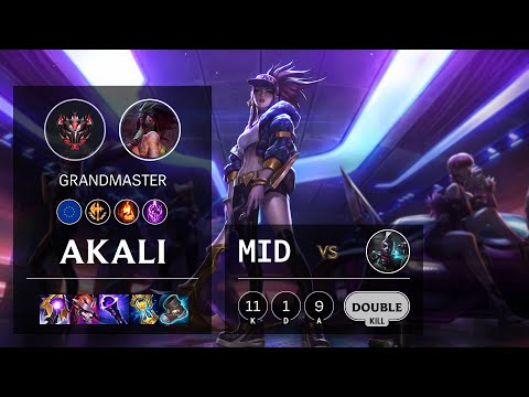 Akali Mid vs Ekko - EUW Grandmaster Patch 11.2