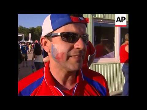 Fans react to result of USA v CzechRep game