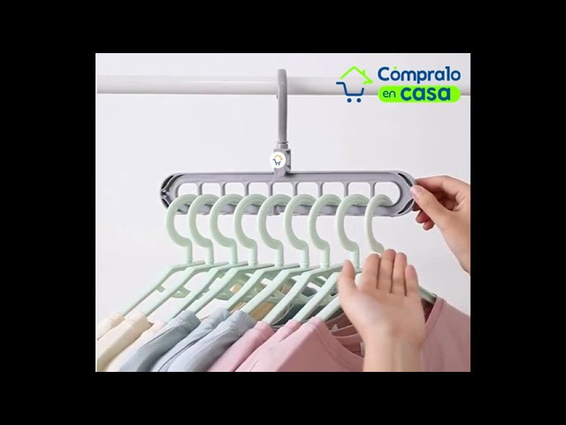 Vídeo relacionado con SONGMICS Organizador Armario, Juego de 2, Bolsa Colgante de Armario, Plegable, Ahorro de Espacio, con Ganchos Metálicos, Refuerzo de Bambú, Patrón de Lino, Gris RCH005G02