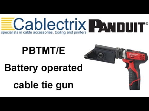 Panduit PBTMT-E Battery operated cable tie gun